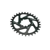 UFOR Oval Chainring 30T Black DMB