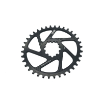 UFOR Round Chainring 38T Black DMB