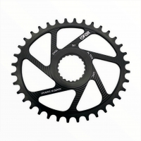 UFOR Oval Chainring 36T Black - DM Shimano