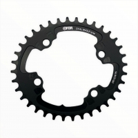 UFOR Oval Chainring 36T Black  96BCD