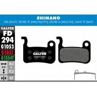 PASTILLAS FRENO GALFER DISCO STANDARD BRAKE PAD SHIMANO DEOR