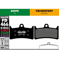 PASTILLAS FRENO GALFER DISCO STANDARD BRAKE PAD HOPE V4