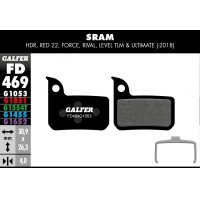 PASTILLAS FRENO GALFER DISCO STANDARD BRAKE PAD SRAM RED 22