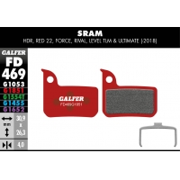 PASTILLAS FRENO GALFER DISCO ADVANCED BRAKE PAD SRAM RED 22