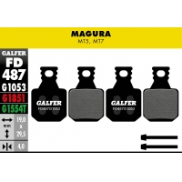 PASTILLAS FRENO GALFER DISCO STANDARD BRAKE PAD MAGURA MT5