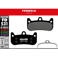 PASTILLAS FRENO GALFER DISCO STANDARD BRAKE PAD FORMULA CURA