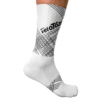 Calcetin Velotoze Aero Socks - White - SM