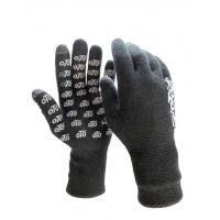 GUANTES KNITTED WATERPROOF GLOVES BLACK LARGE