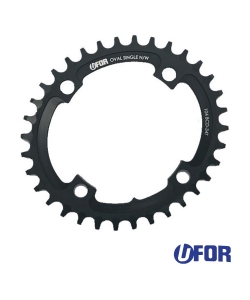 UFOR Oval Chainring 36T Black  96BCD