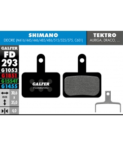 PASTILLAS FRENO GALFER DISCO STANDARD BRAKE PAD SHIMANO DEORE