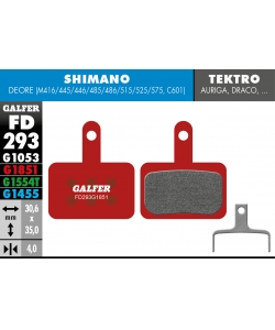 PASTILLAS FRENO GALFER DISCO ADVANCED BRAKE PAD SHIMANO DEORE