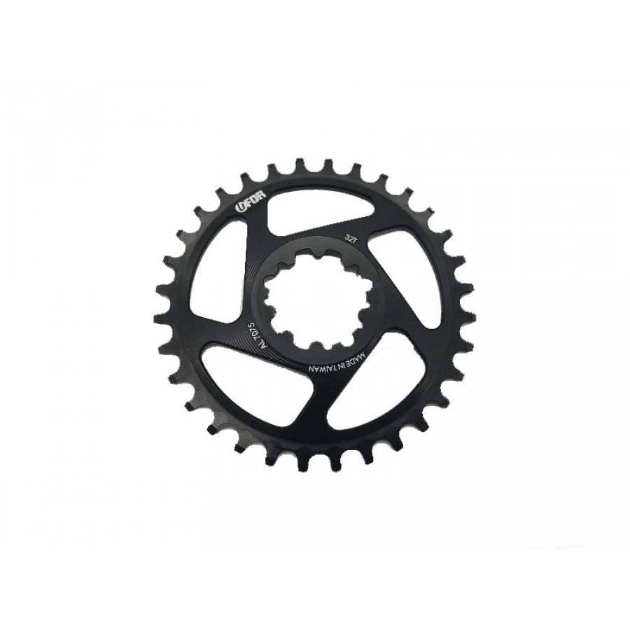 UFOR Round Chainring 32T Black DM