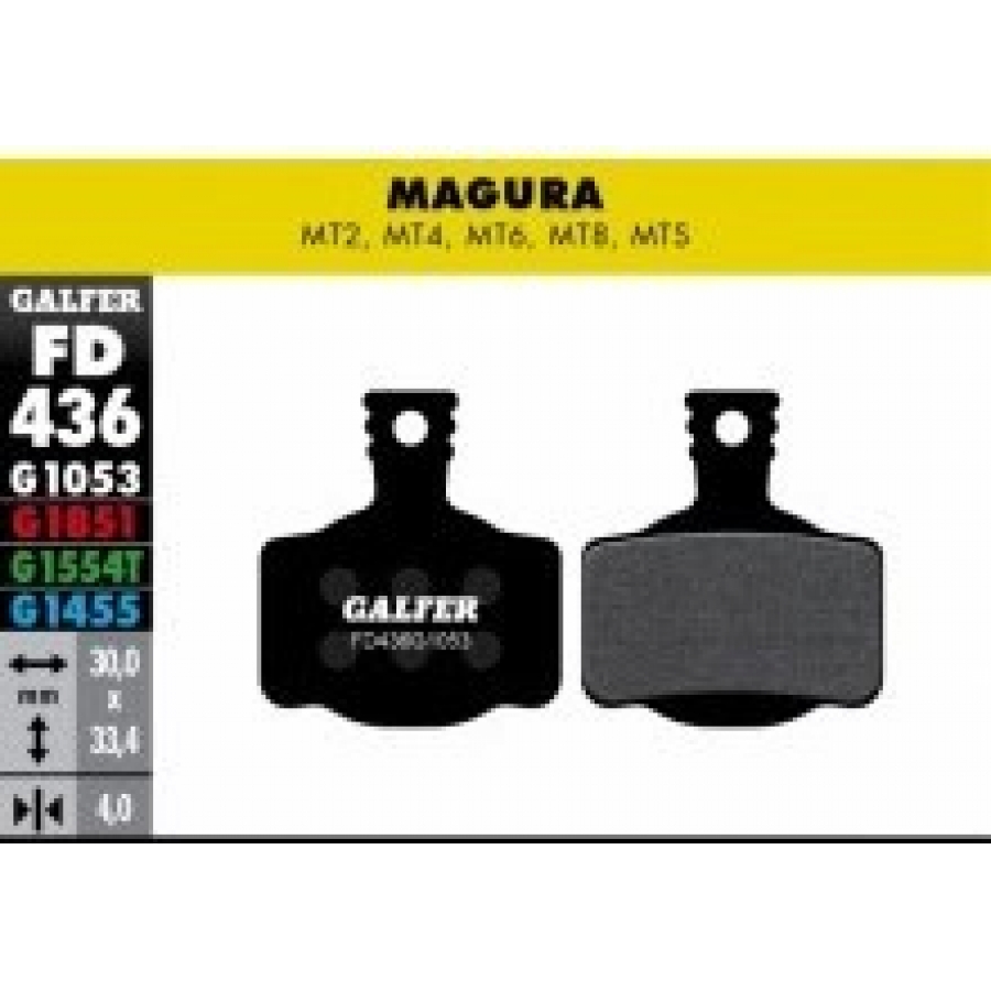 Pastilla de freno Galfer standard Magura MTS-MT2-4-6-8