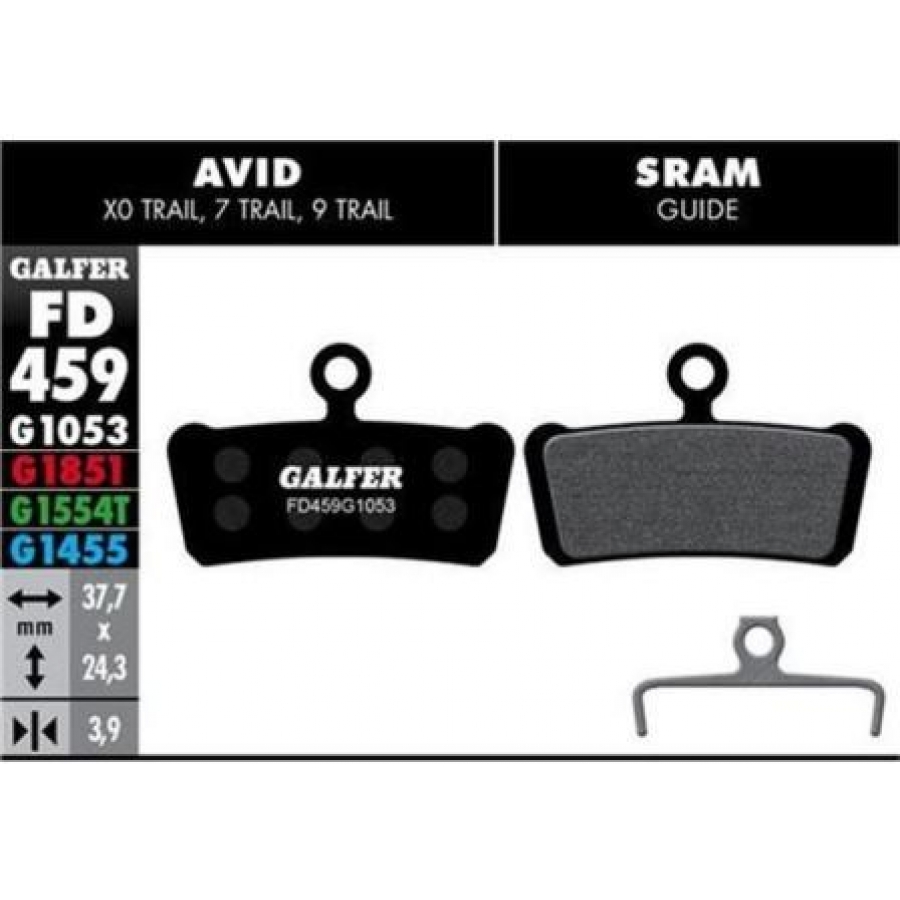 Pastilla de freno Galfer standard X0 Trail  7 Trail  9 Trail
