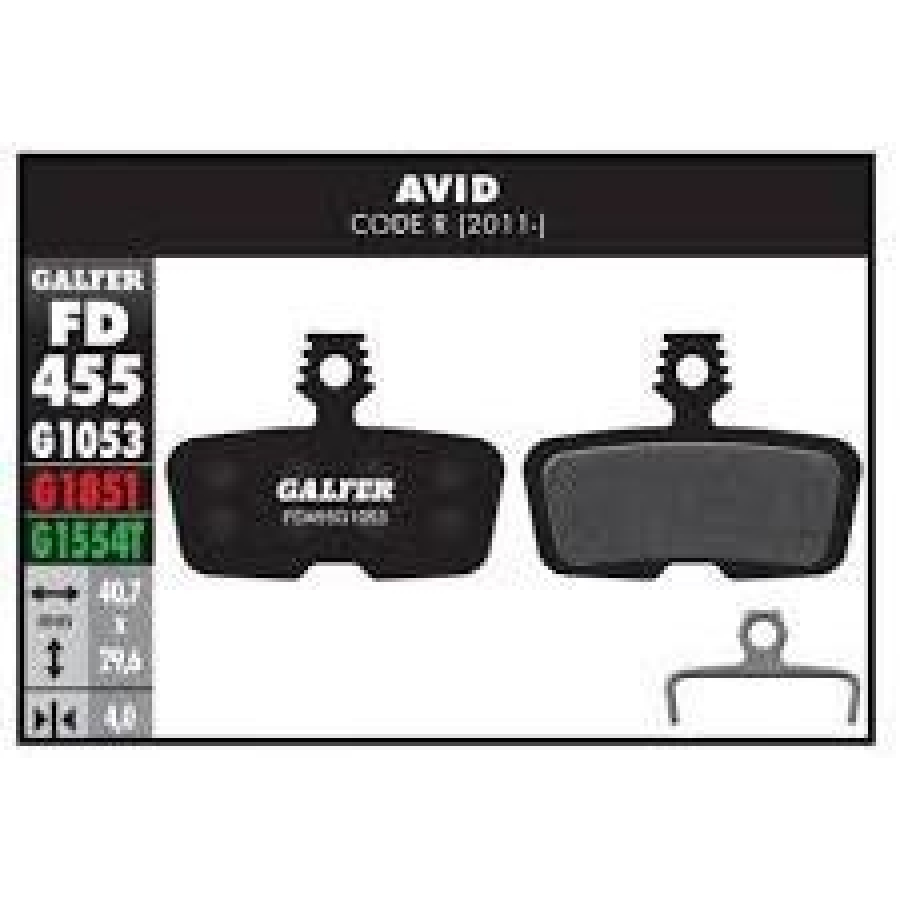 Pastilla de freno Galfer standard Avid Code R 2011