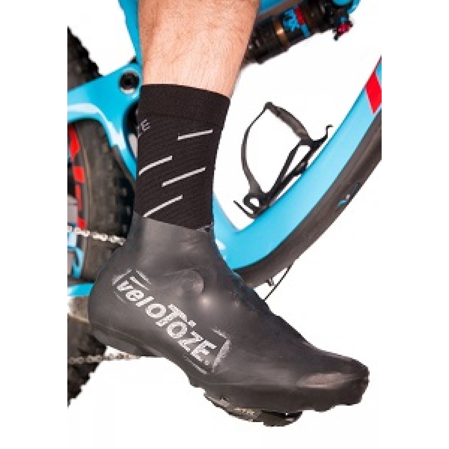 VeloToze Cubrezapatillas Corto Negro MTB