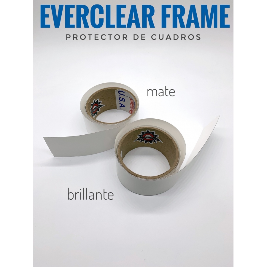 EverClear Protector de Cuadro Brillo rollo 1,5m largo x 5cm