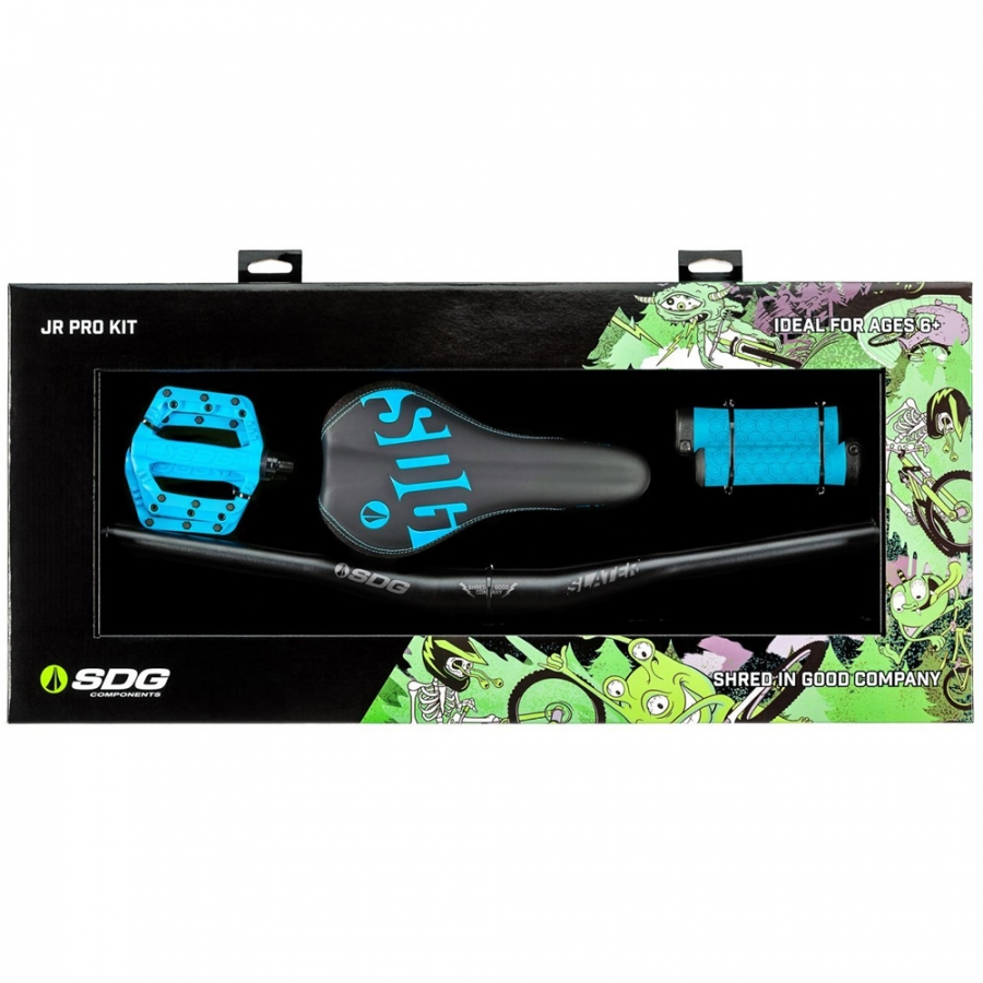 SDG Jr. Pro Kit MTB - Cyan Blue