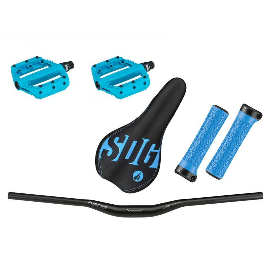 SDG Set de reequipamiento Jr. Pro Kit MTB para niños/as - Azul cian