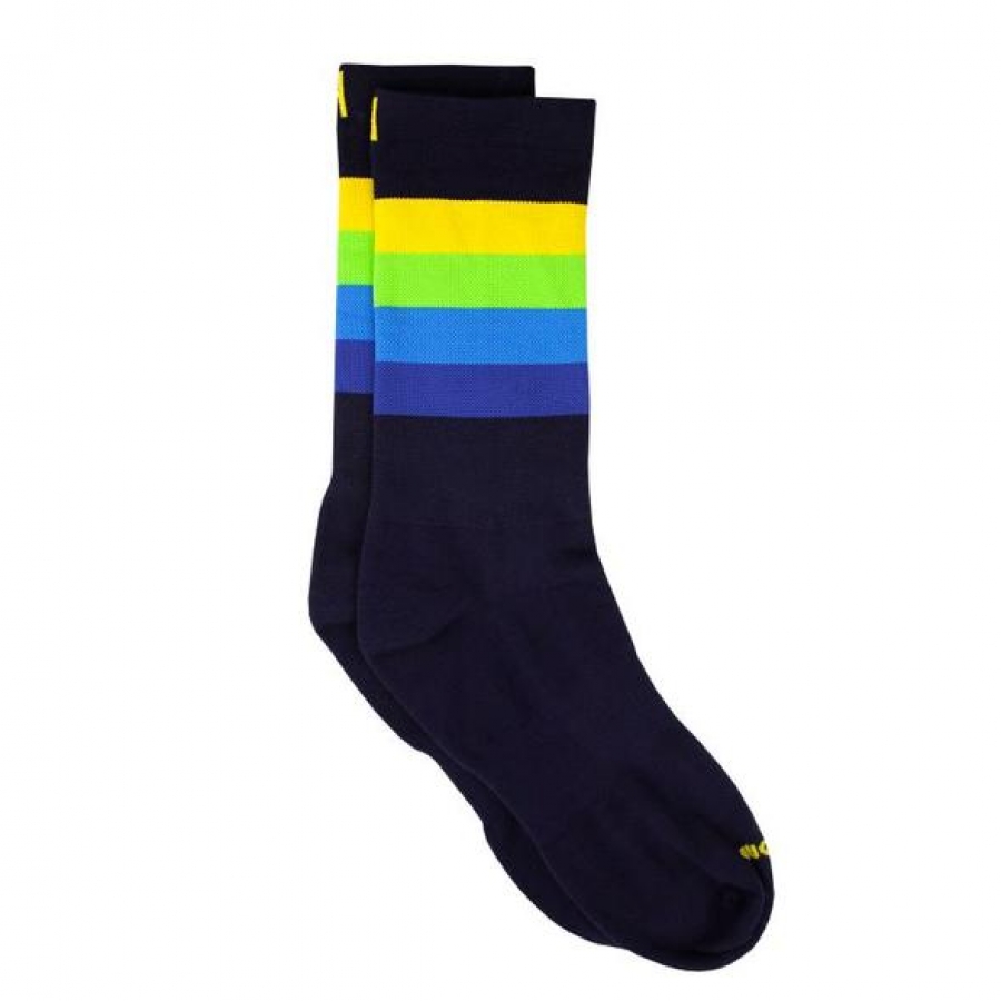 Handup Foot Down Socks - Blue Gradient