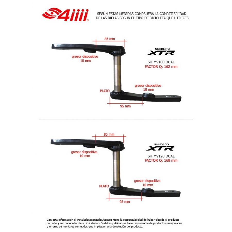 4iiii Innovations PRECISION PRO Dual Power Meter XTR M9120 1