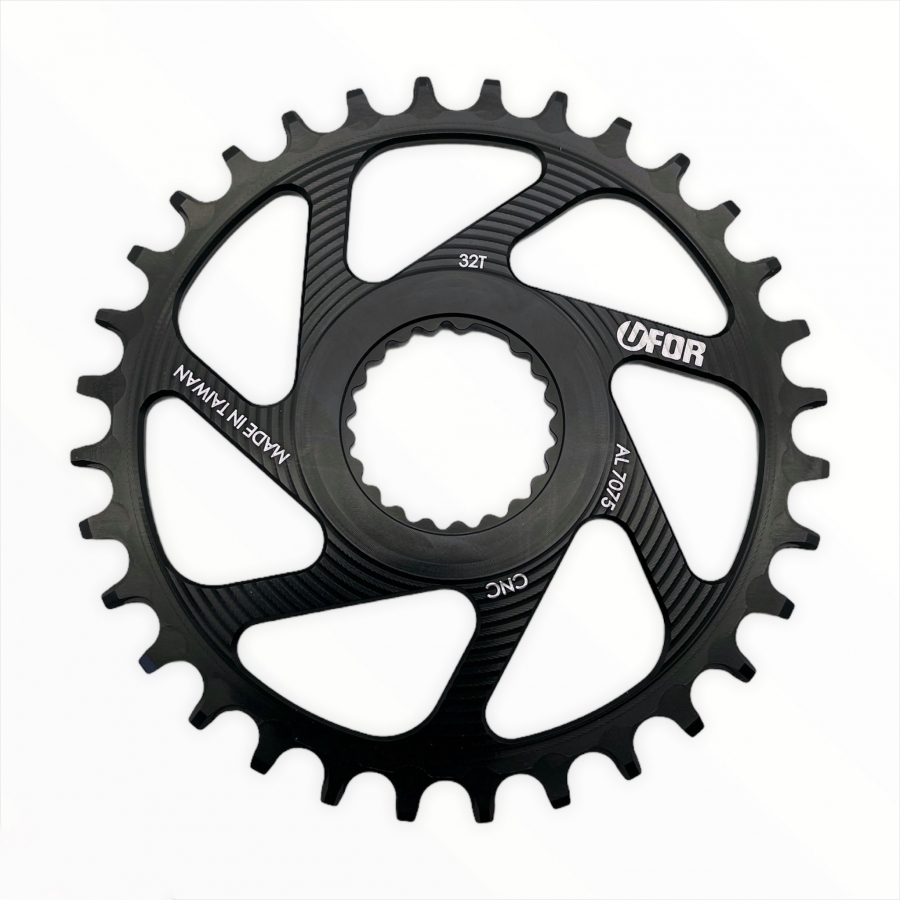 UFOR Round Chainring 32T Black DM Shimano