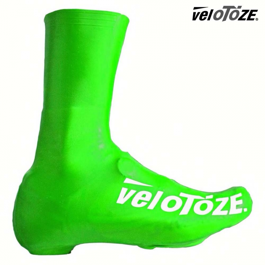 VELOTOZE 2.0 CUBREZAPATILLAS ALTO ALTA VIS VERDE - TALLA XL