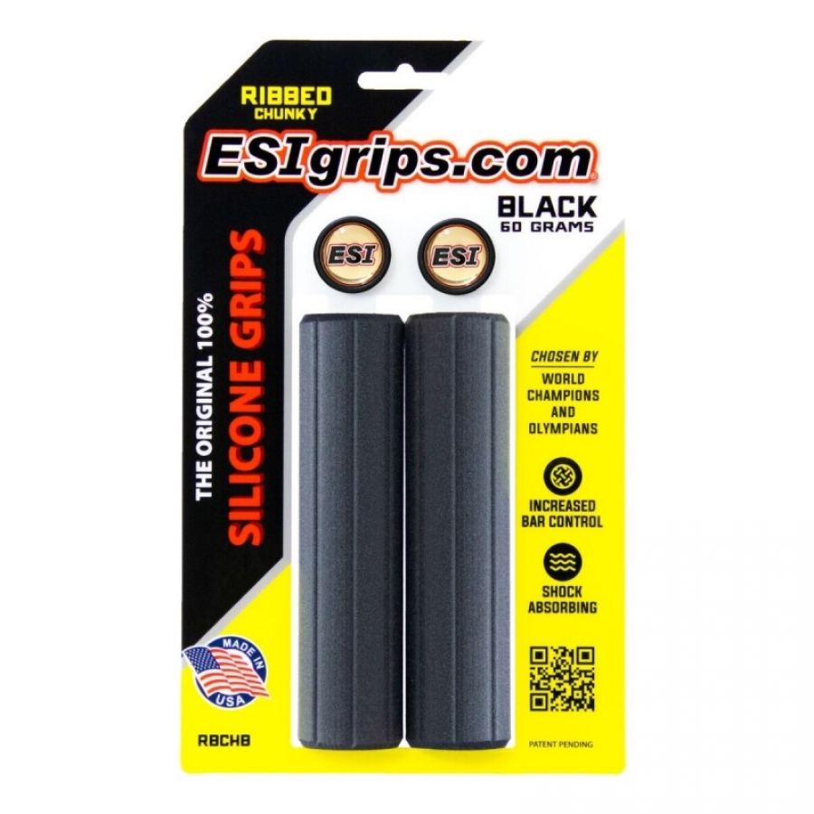 ESIgrips Ribbed Chunky Black