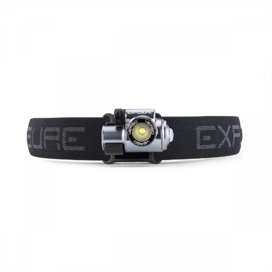 Exposure Verso Mk2 headtorch in gun metal grey