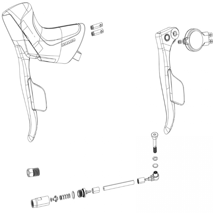 KIT RECAMBIO MANETA FRENO/CAMBIO SRAM APEX ETAP AXS IZQUIERD