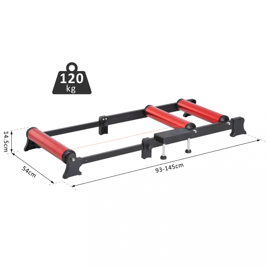 Rodillo de Ciclismo Ajustable Rodillo de Entrenamiento para Bicicleta Universal Interior