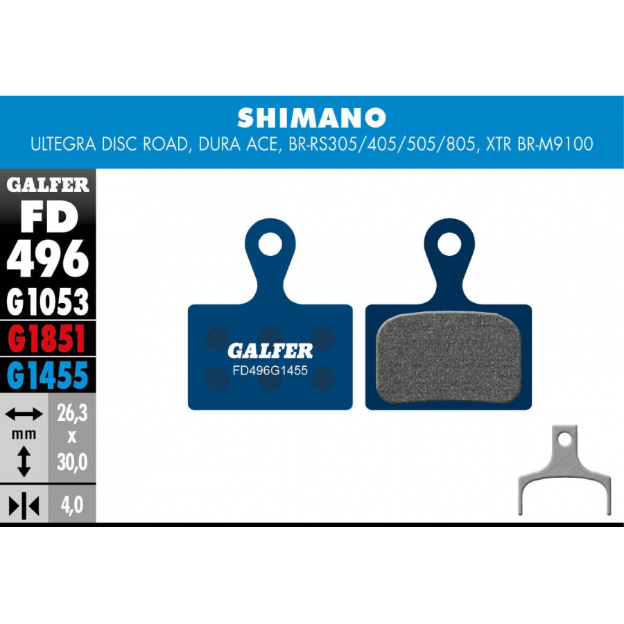 PASTILLAS FRENO GALFER DISCO ROAD BRAKE PAD SHIMANO ULTEGRA