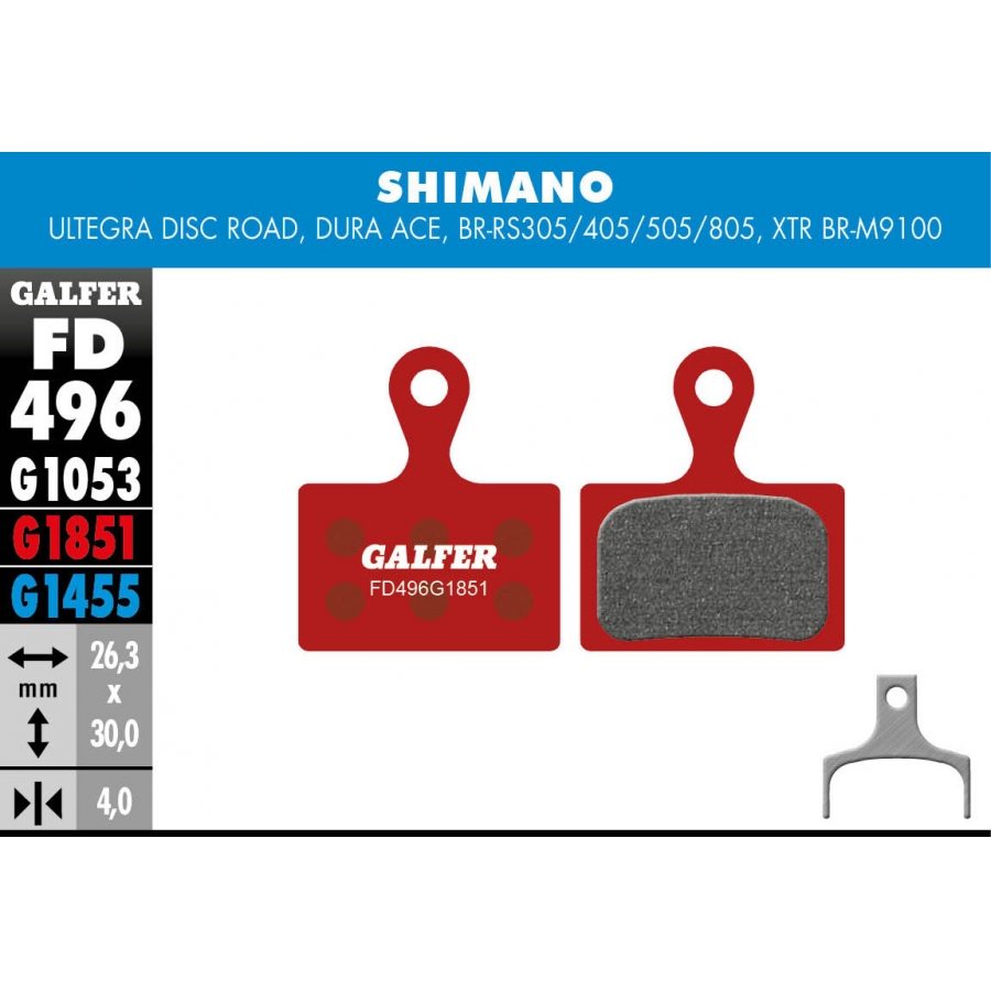 PASTILLAS FRENO GALFER DISCO ADVANCED BRAKE PAD SHIMANO XTR