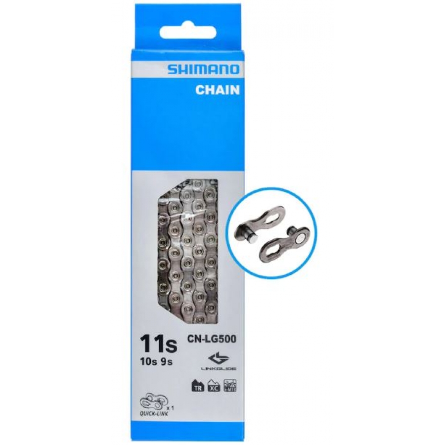 CADENA SHIMANO 126 LINKS QUICK LINK CNLG500 1011S LINKGLIDE