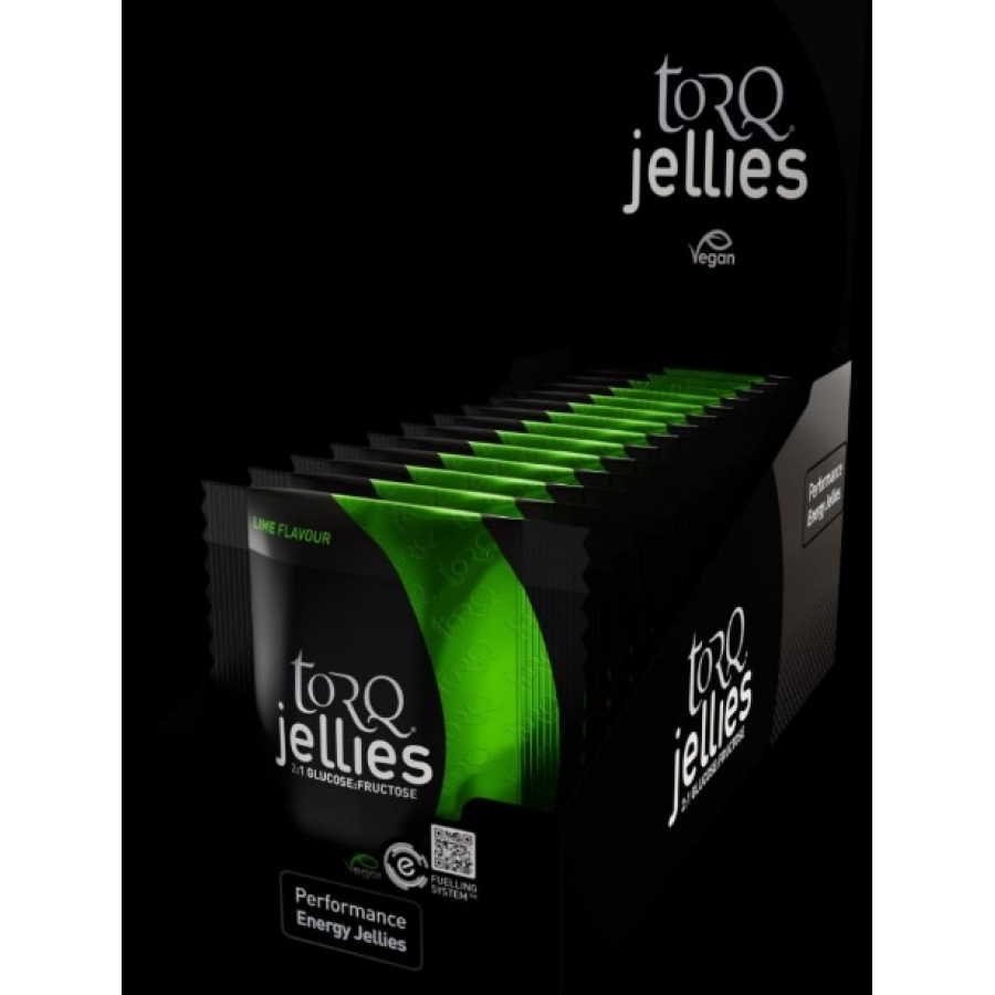 TORQ JELLIES - LIME (BOX OF 15) - GOMITAS ENERGÉTICAS MASTIC