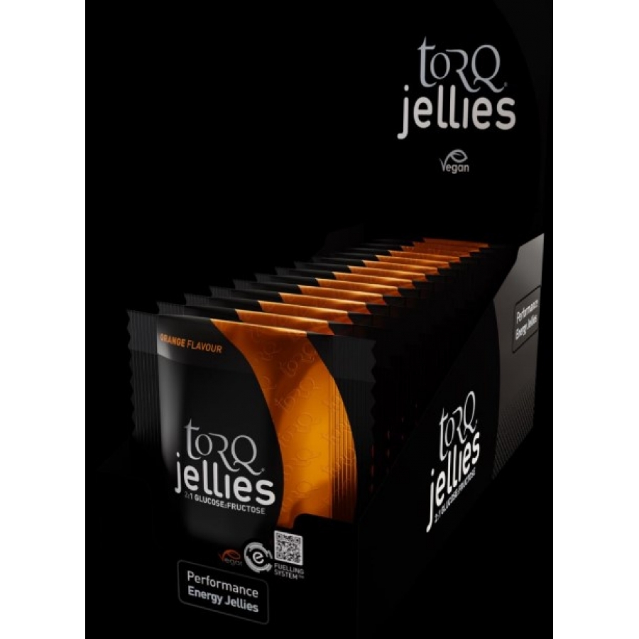 TORQ JELLIES - ORANGE (BOX OF 15) - GOMITAS ENERGÉTICAS MAST