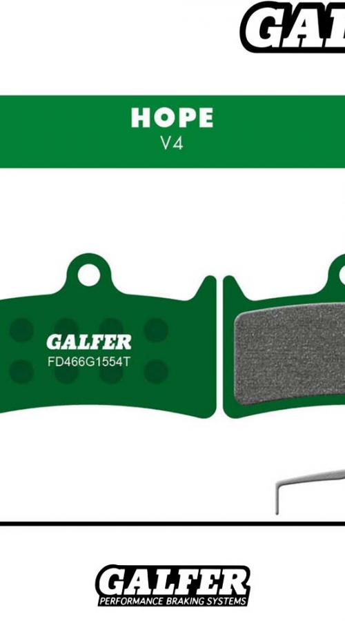 PASTILLAS FRENO GALFER DISCO PRO BRAKE PAD HOPE V4