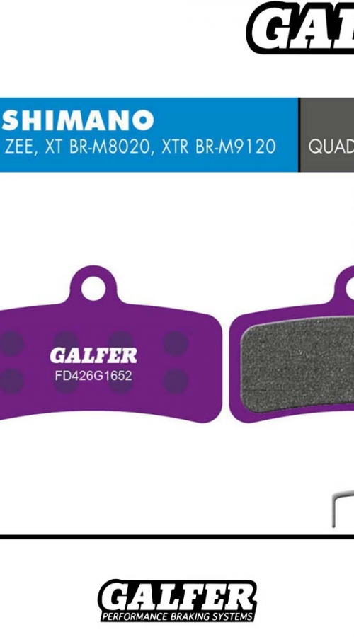 PASTILLAS FRENO GALFER DISCO E-BIKE BRAKE PADS SHIMANO SAINT - ZEE